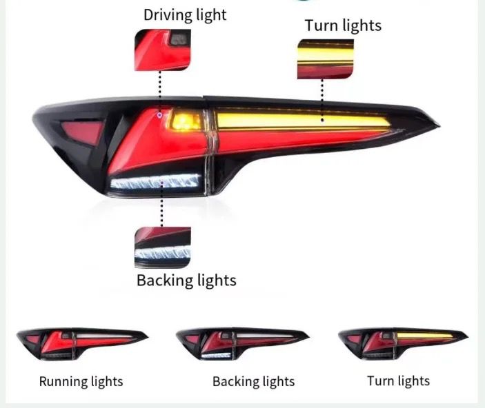TOYOTA FORTUNER LED TAILIGHTS (2016-2020)