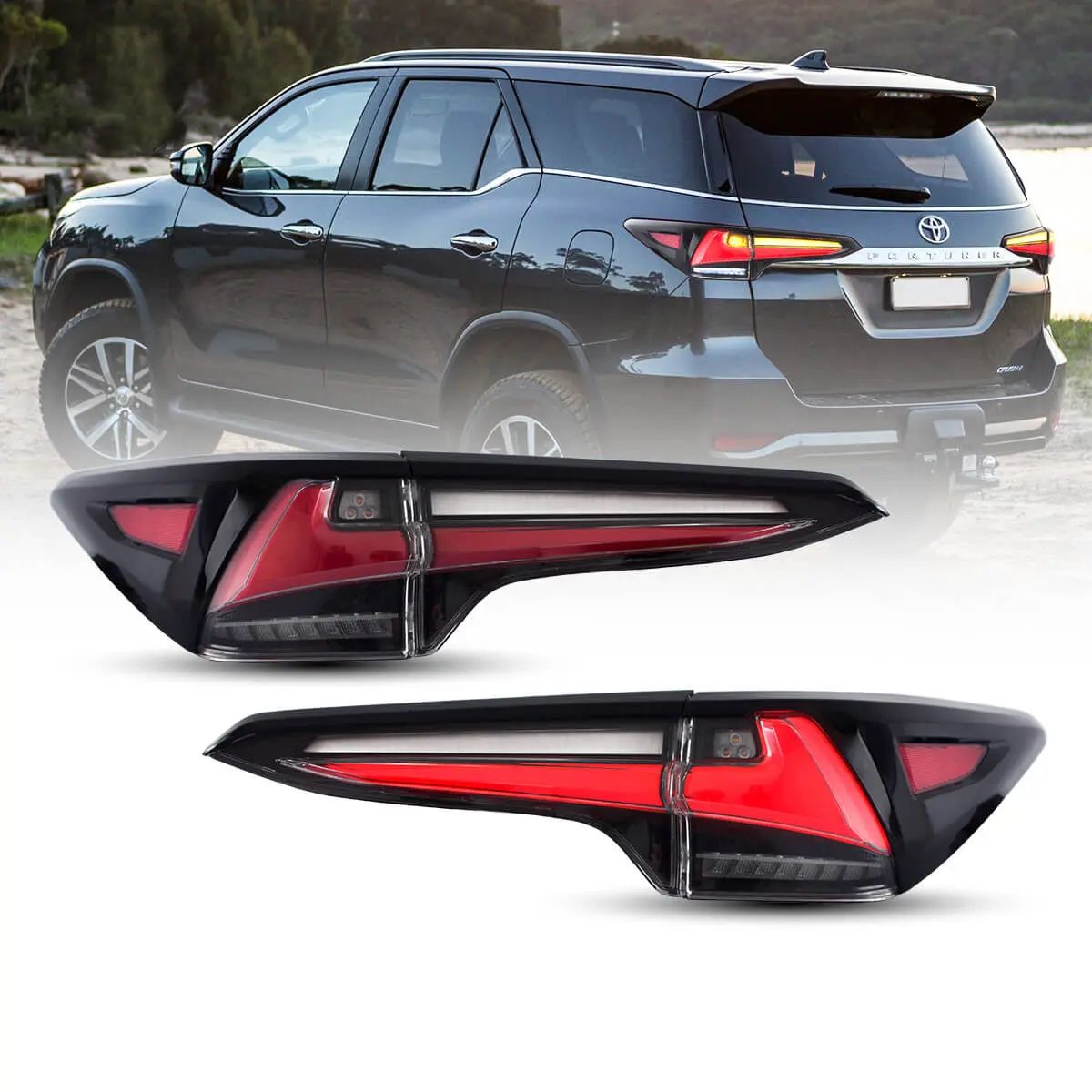 TOYOTA FORTUNER LED TAILIGHTS (2016-2020)